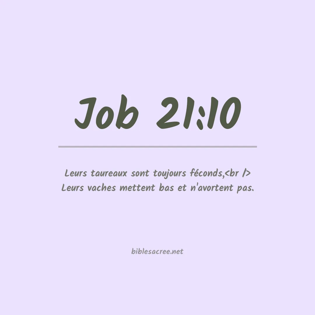 Job - 21:10