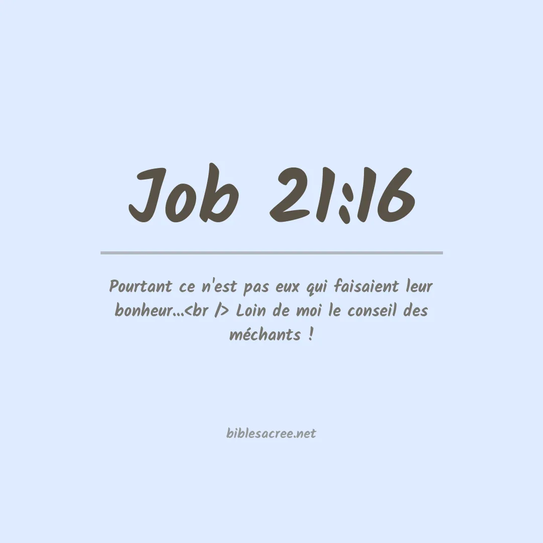 Job - 21:16