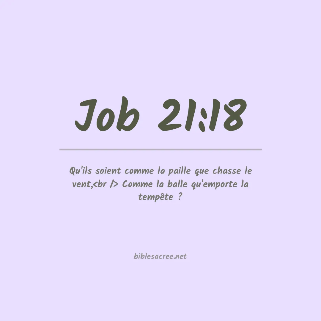 Job - 21:18