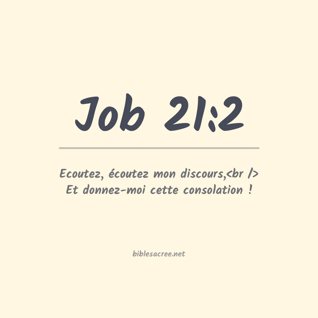 Job - 21:2
