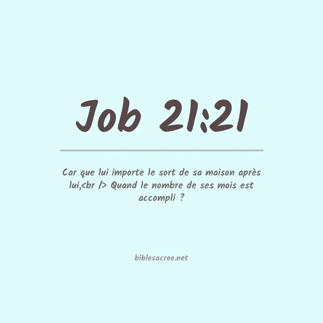 Job - 21:21