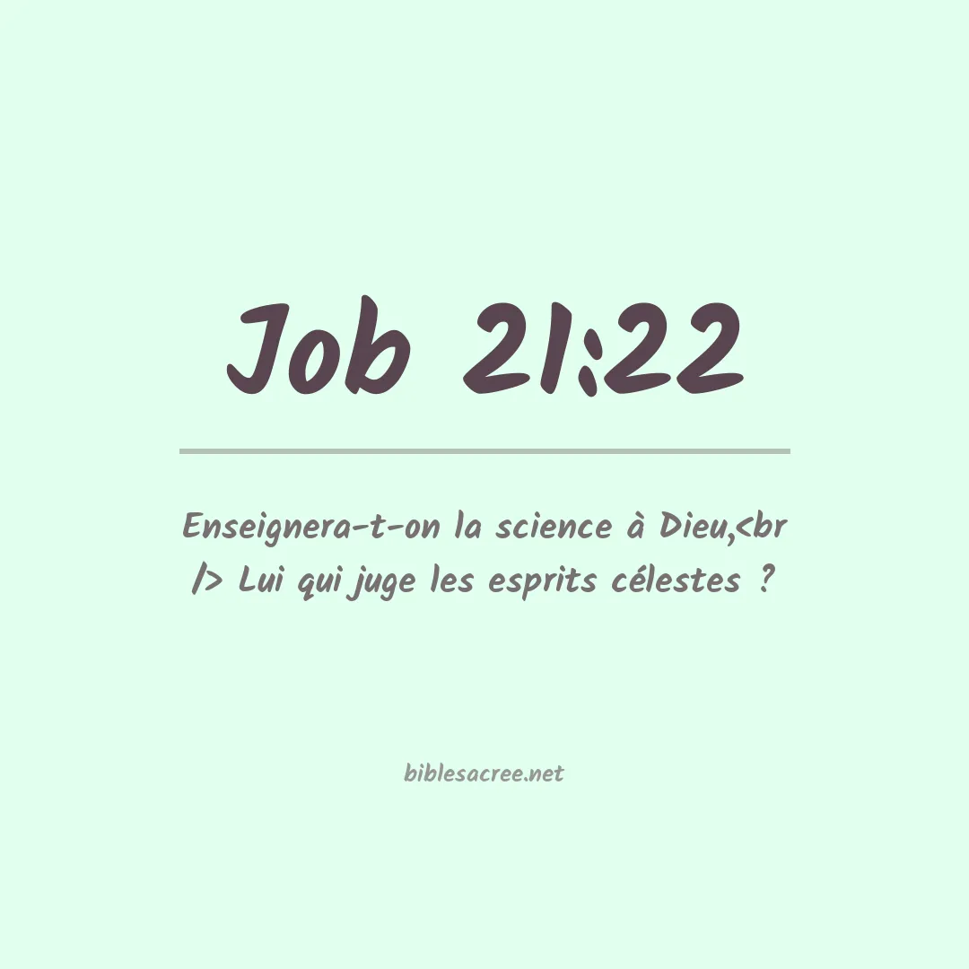 Job - 21:22