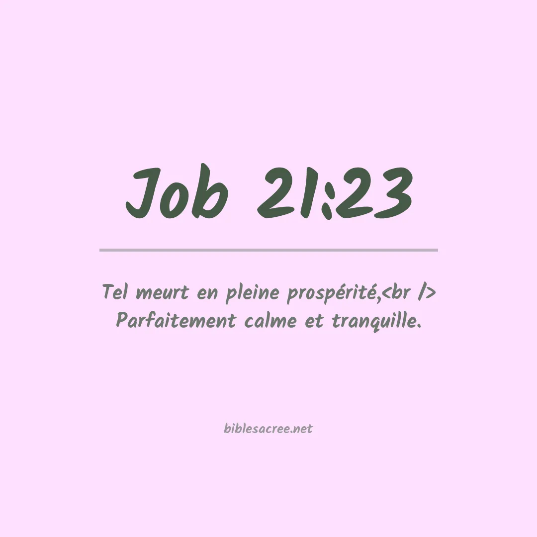 Job - 21:23