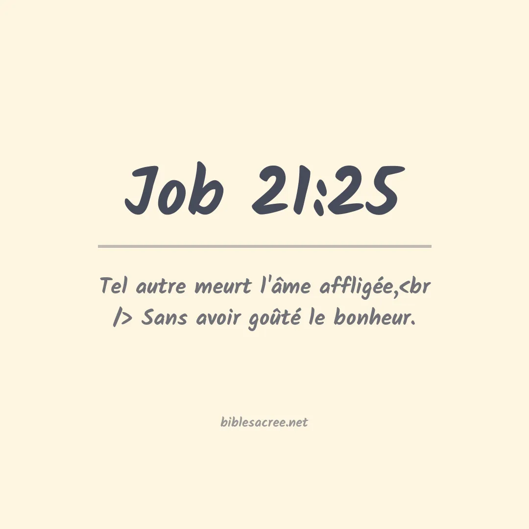 Job - 21:25