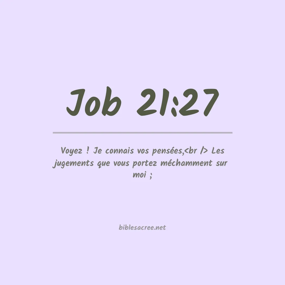 Job - 21:27