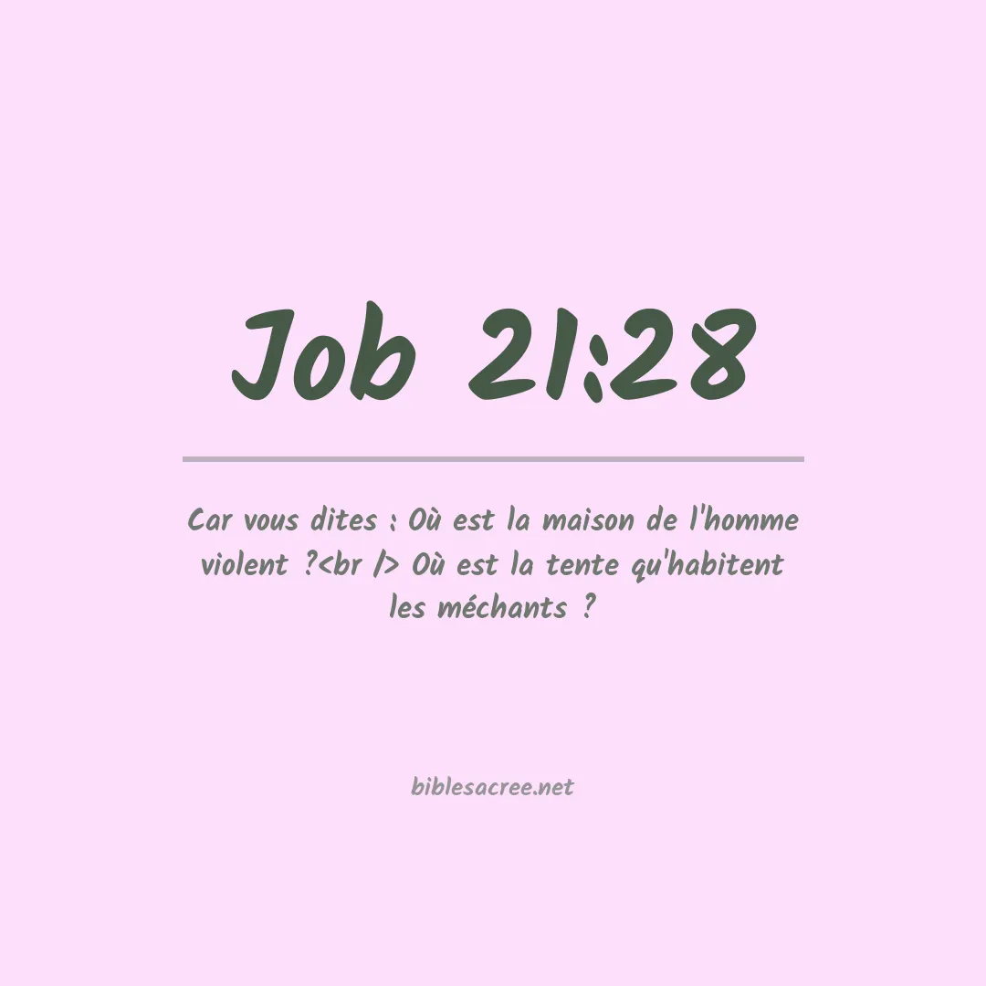 Job - 21:28