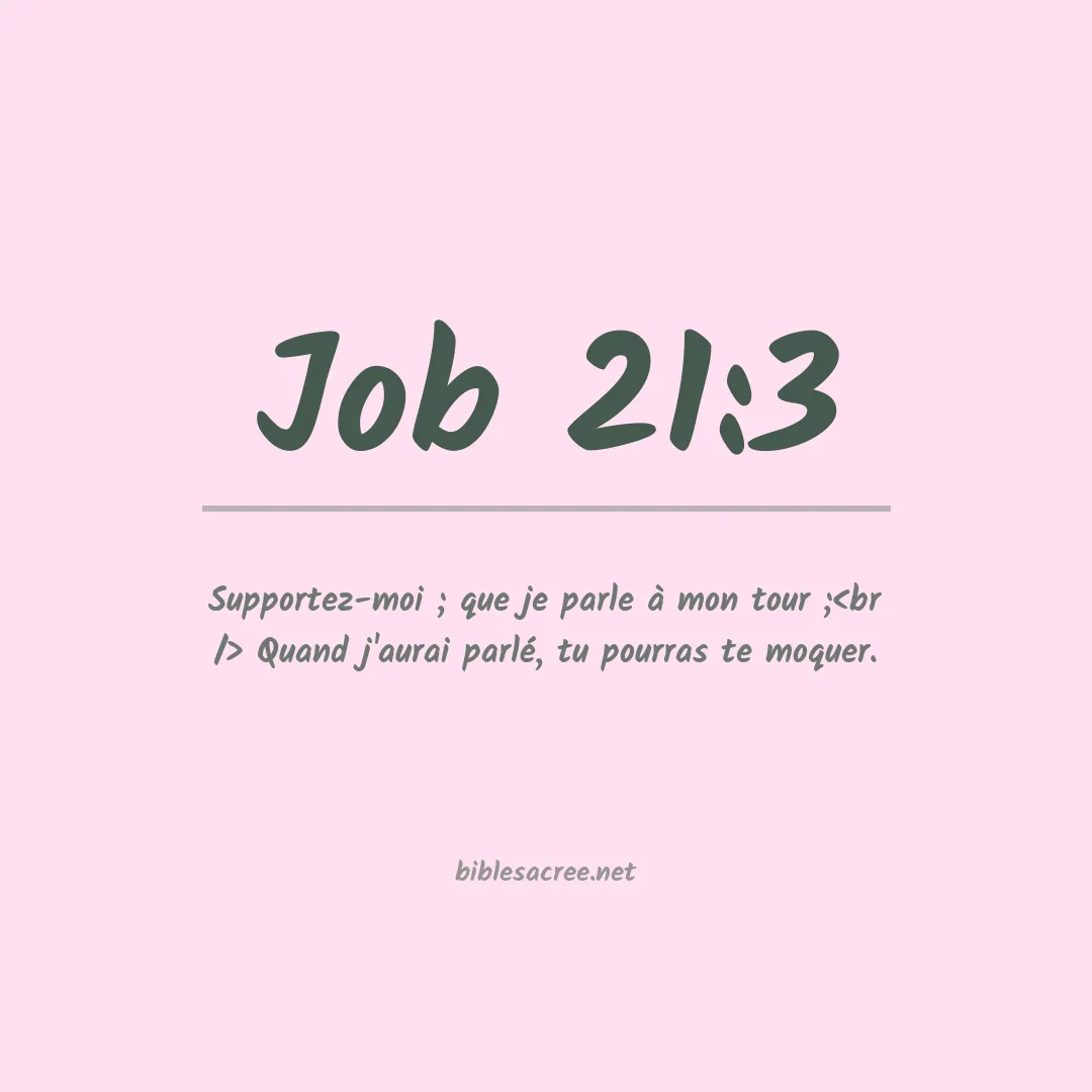 Job - 21:3