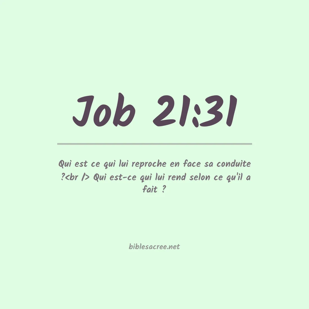 Job - 21:31