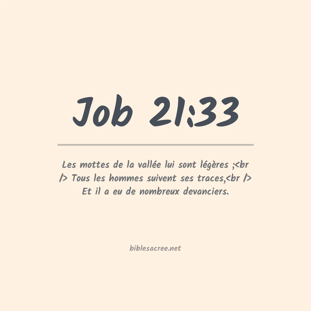 Job - 21:33
