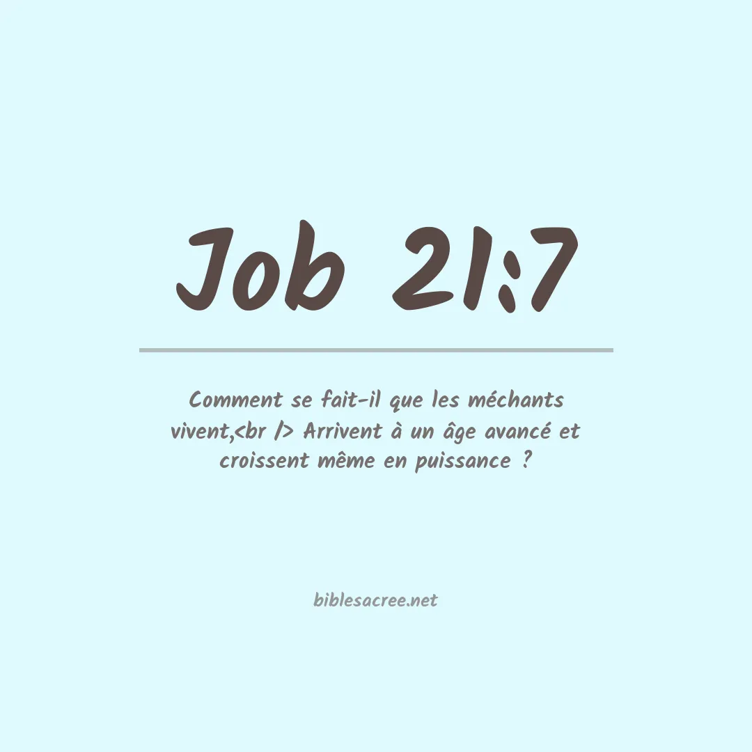 Job - 21:7