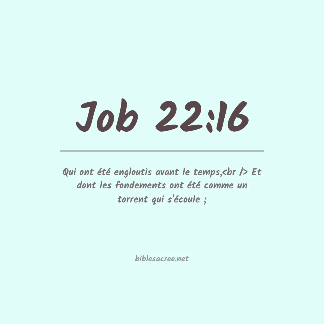 Job - 22:16