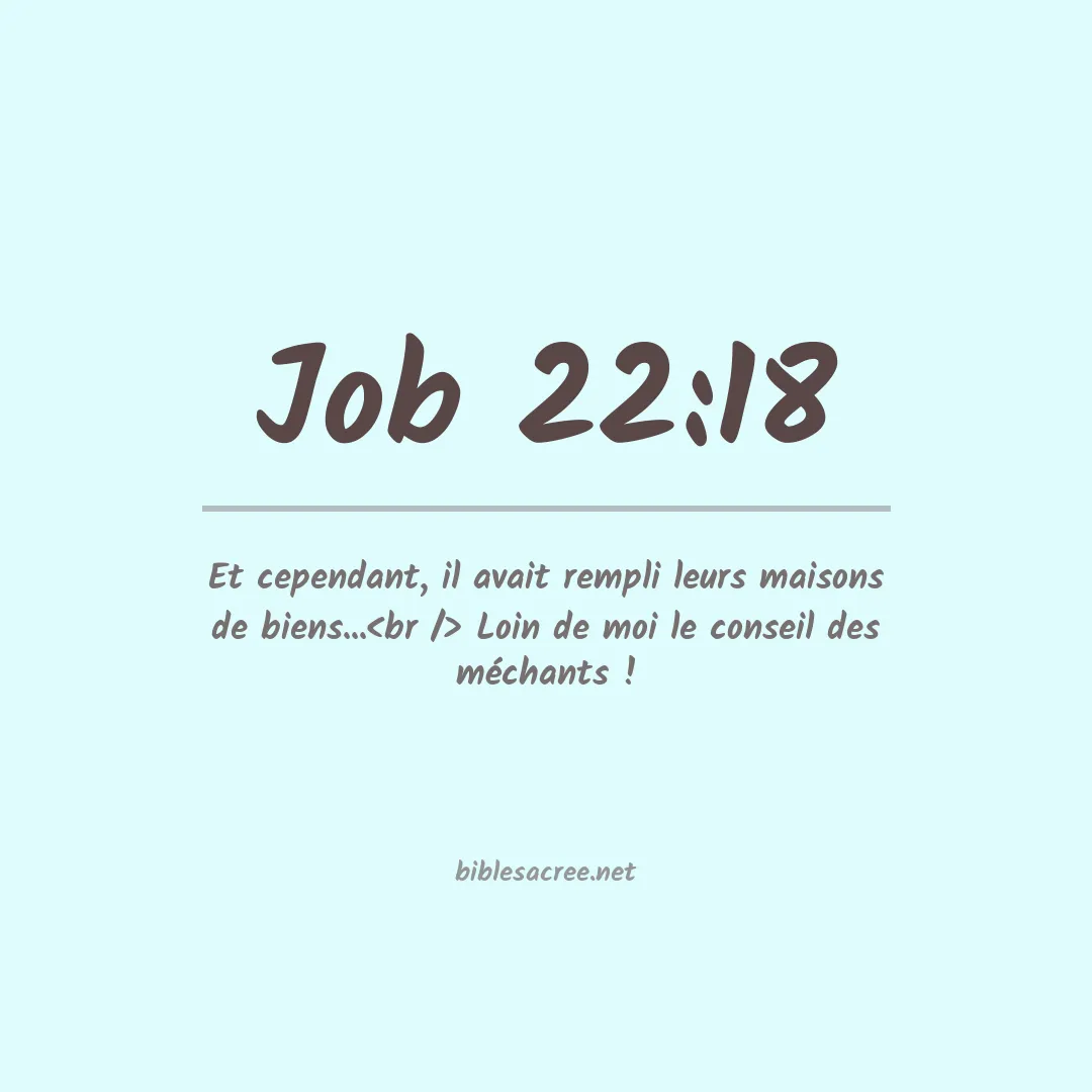 Job - 22:18