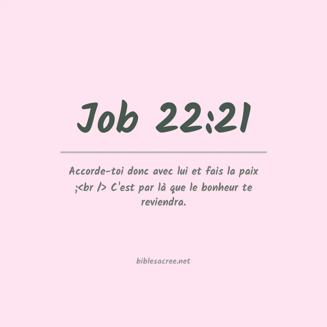 Job - 22:21