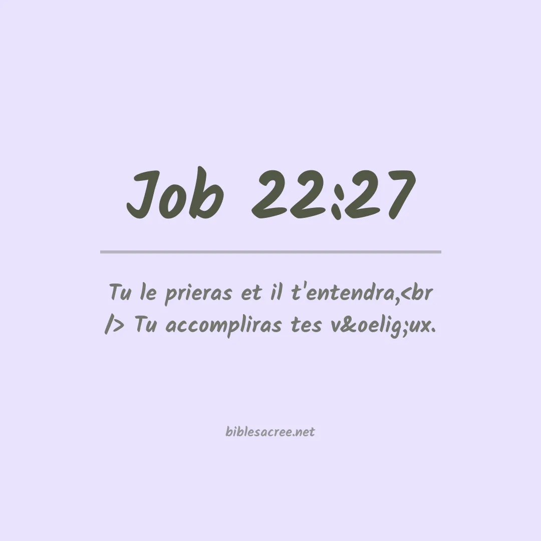 Job - 22:27