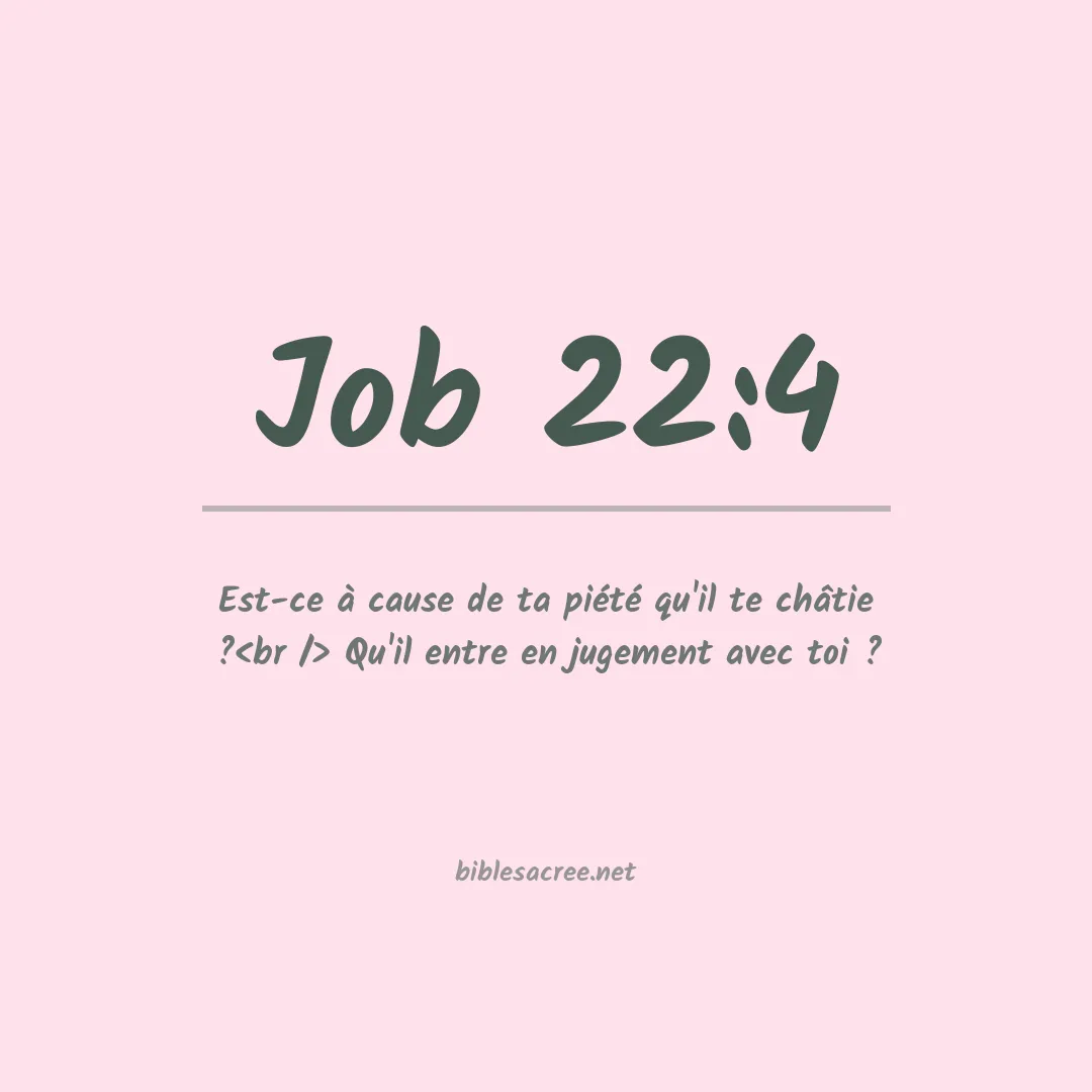 Job - 22:4