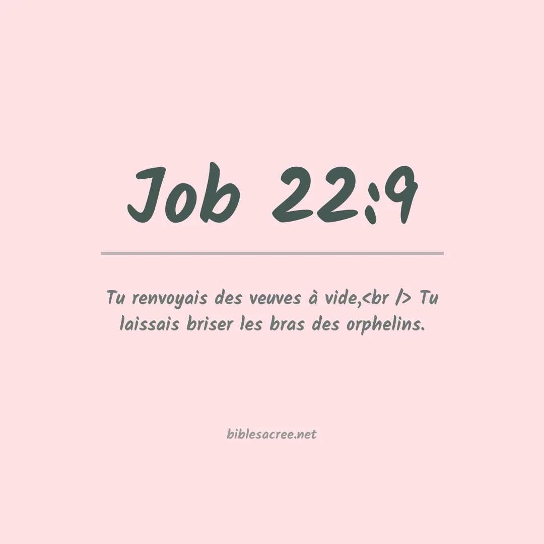 Job - 22:9