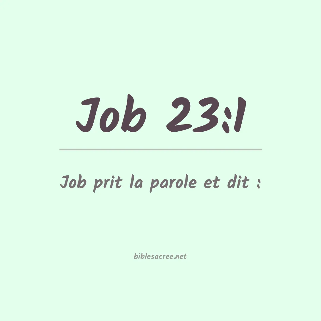Job - 23:1