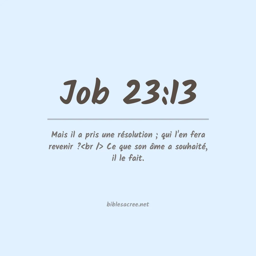 Job - 23:13