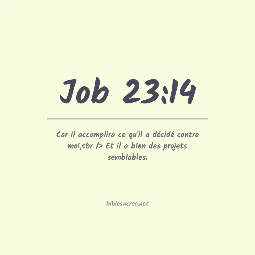 Job - 23:14