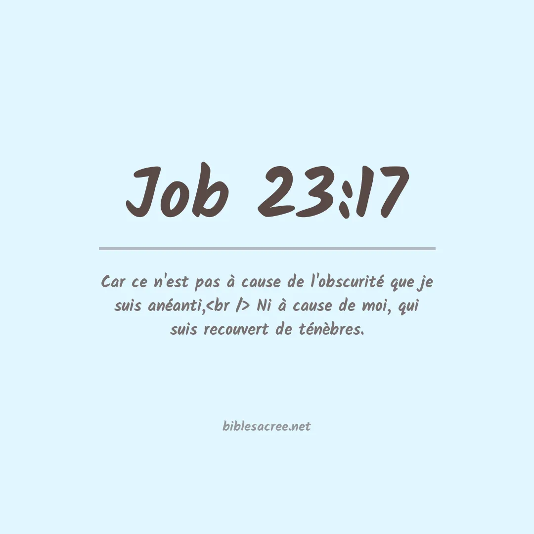 Job - 23:17