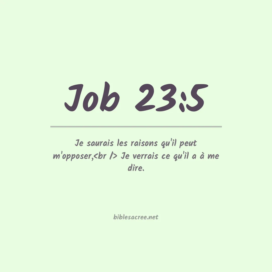 Job - 23:5