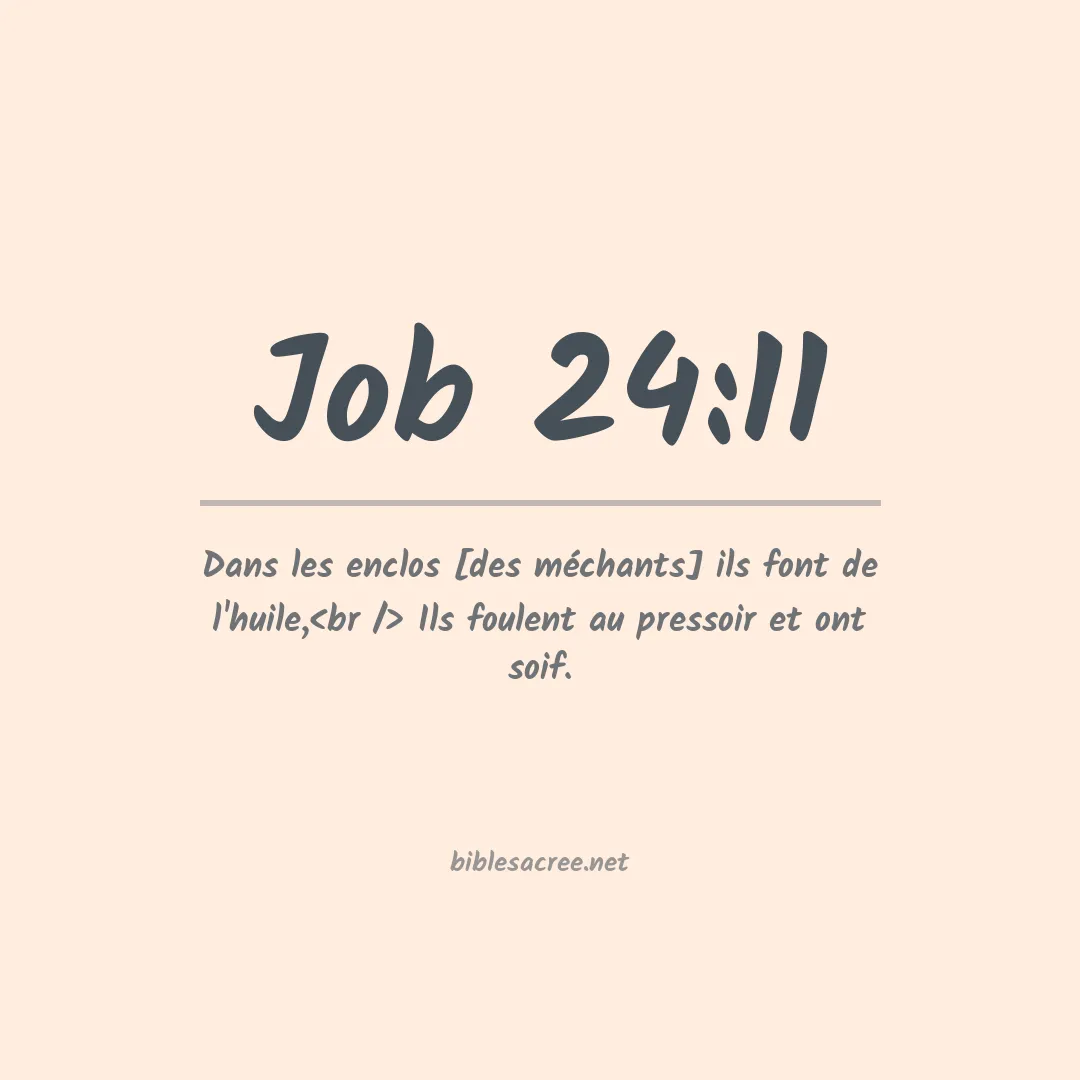 Job - 24:11