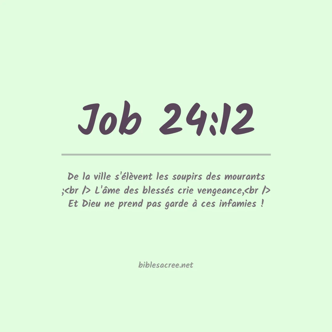 Job - 24:12