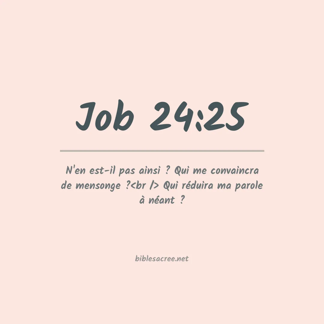Job - 24:25