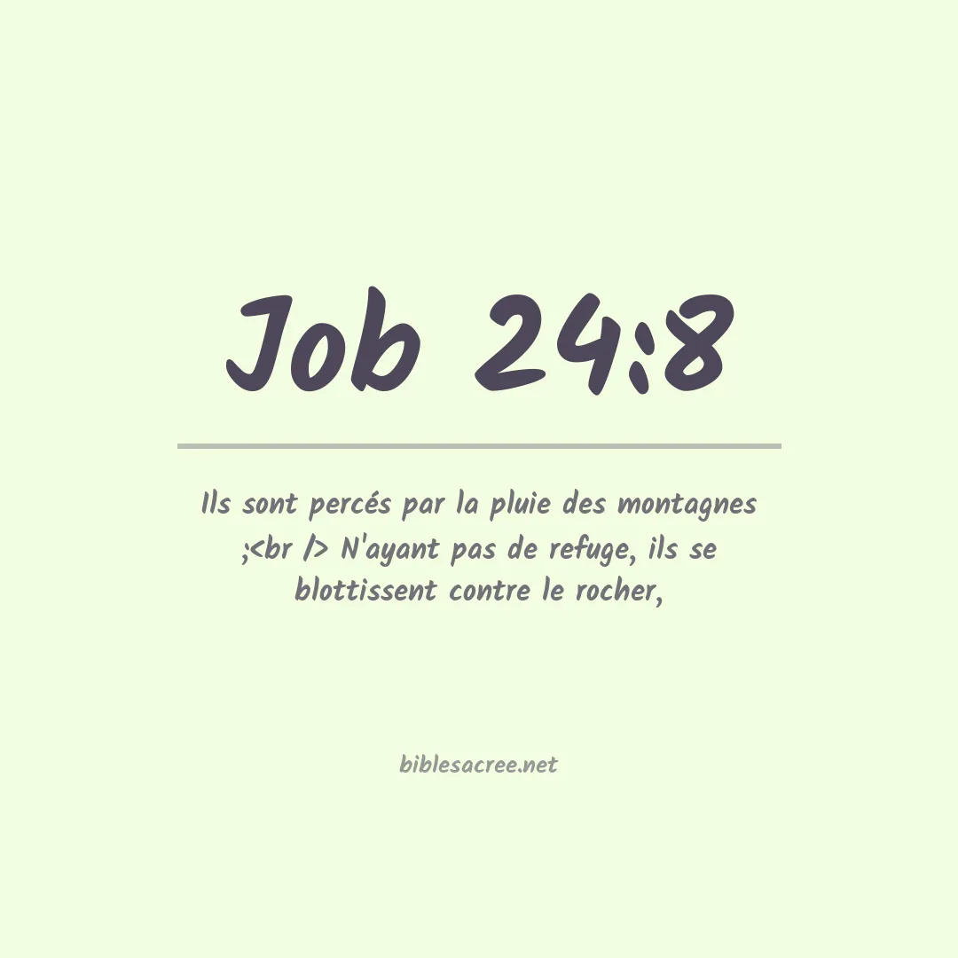 Job - 24:8