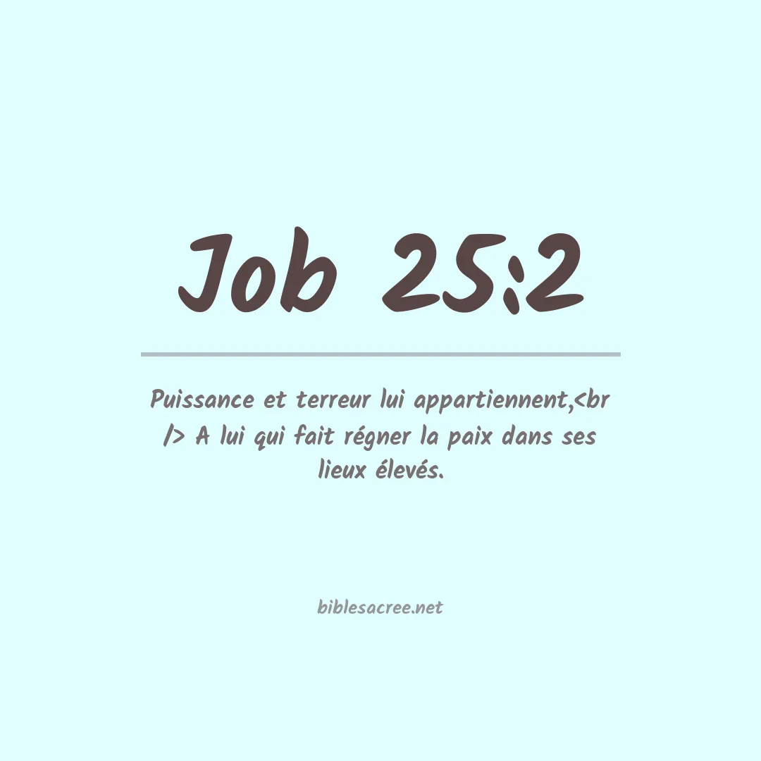 Job - 25:2