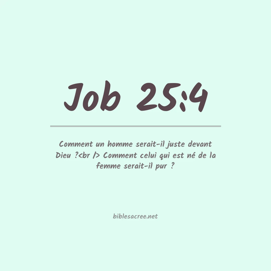 Job - 25:4