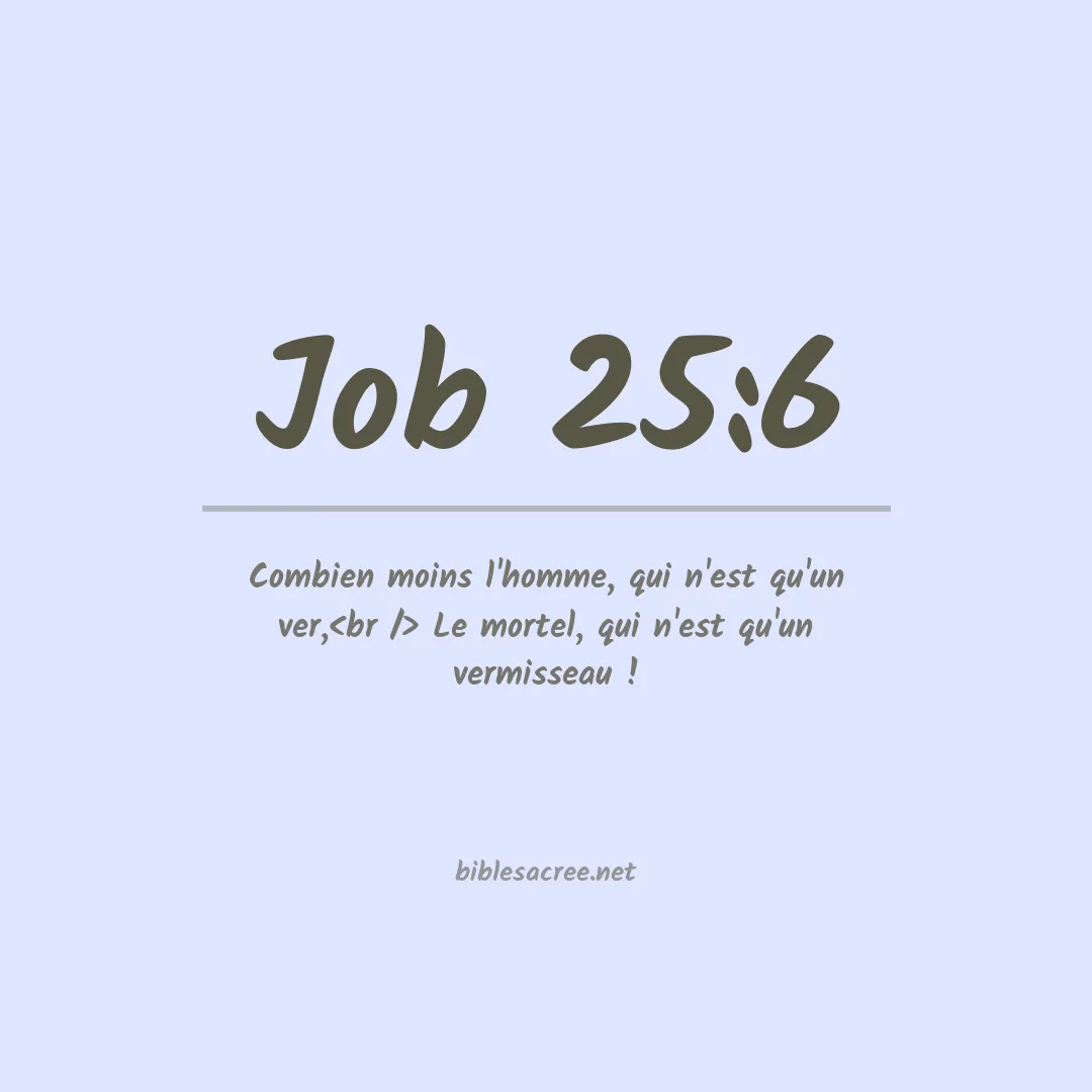 Job - 25:6