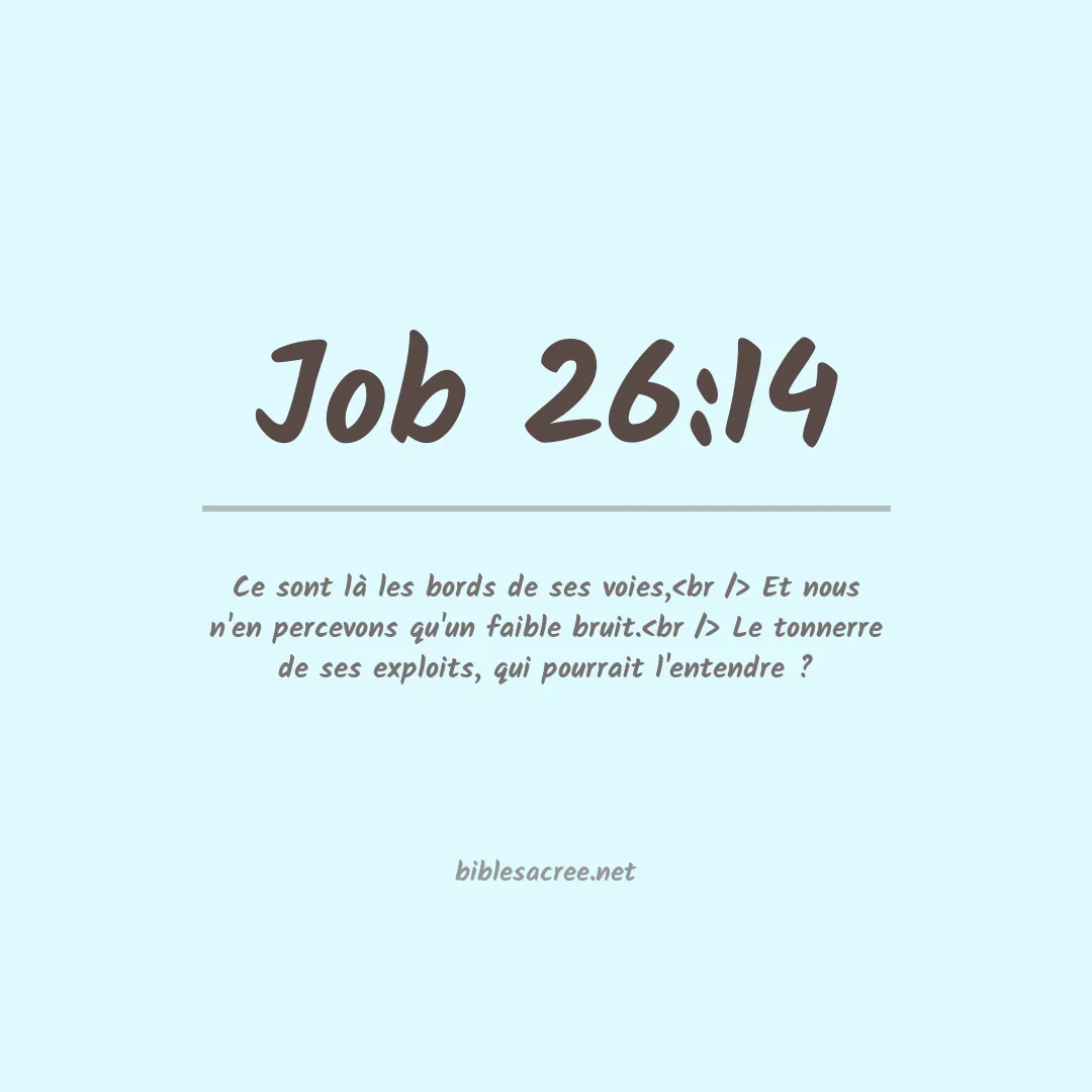 Job - 26:14