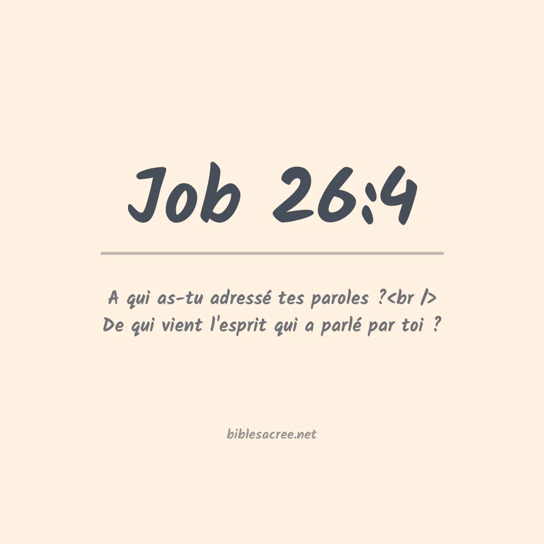 Job - 26:4