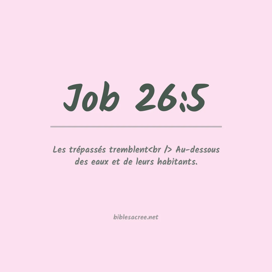 Job - 26:5