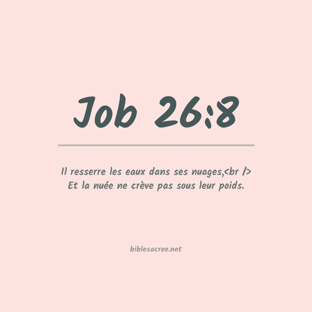 Job - 26:8