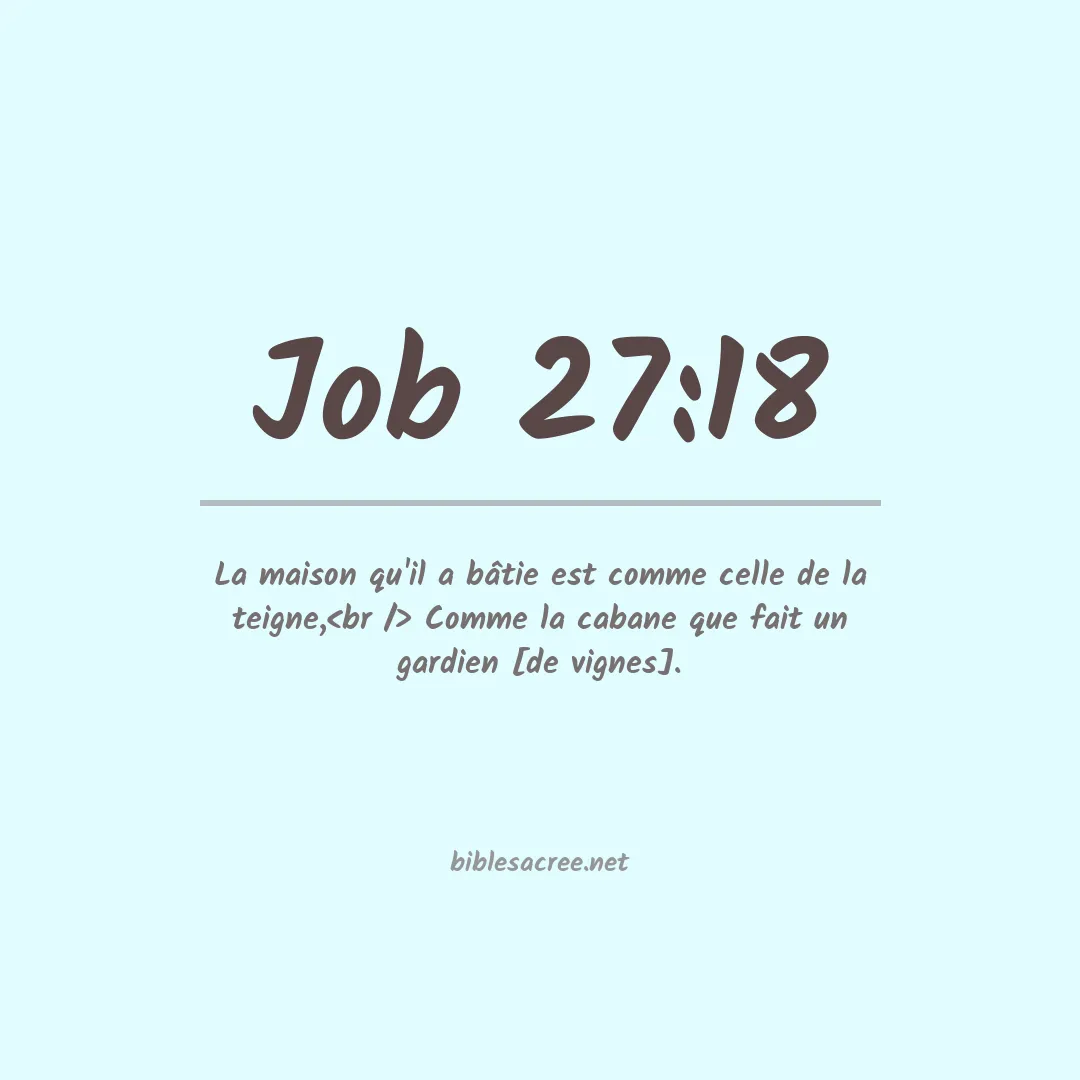 Job - 27:18
