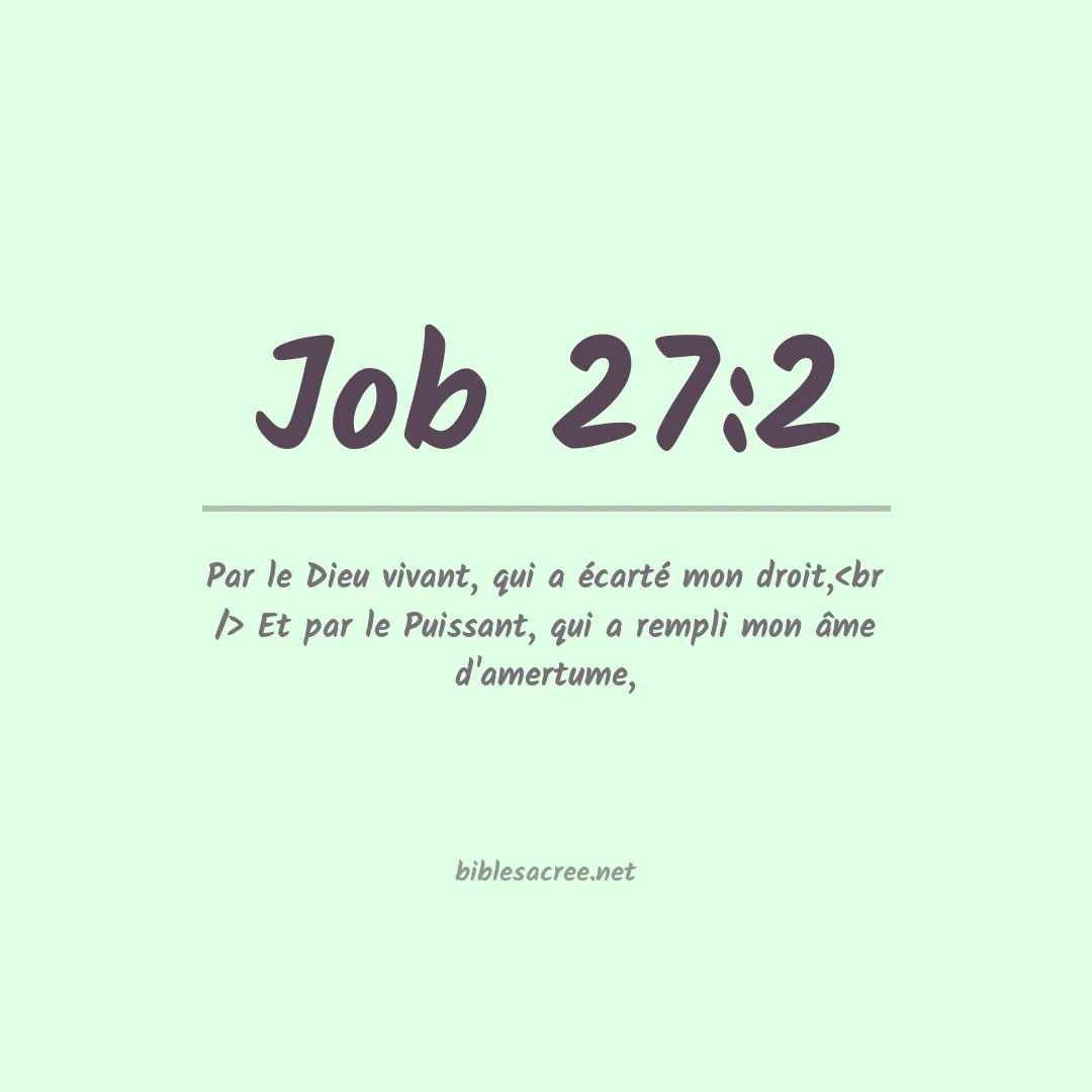 Job - 27:2