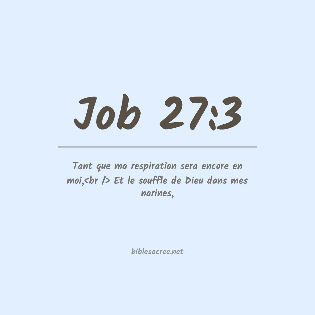 Job - 27:3