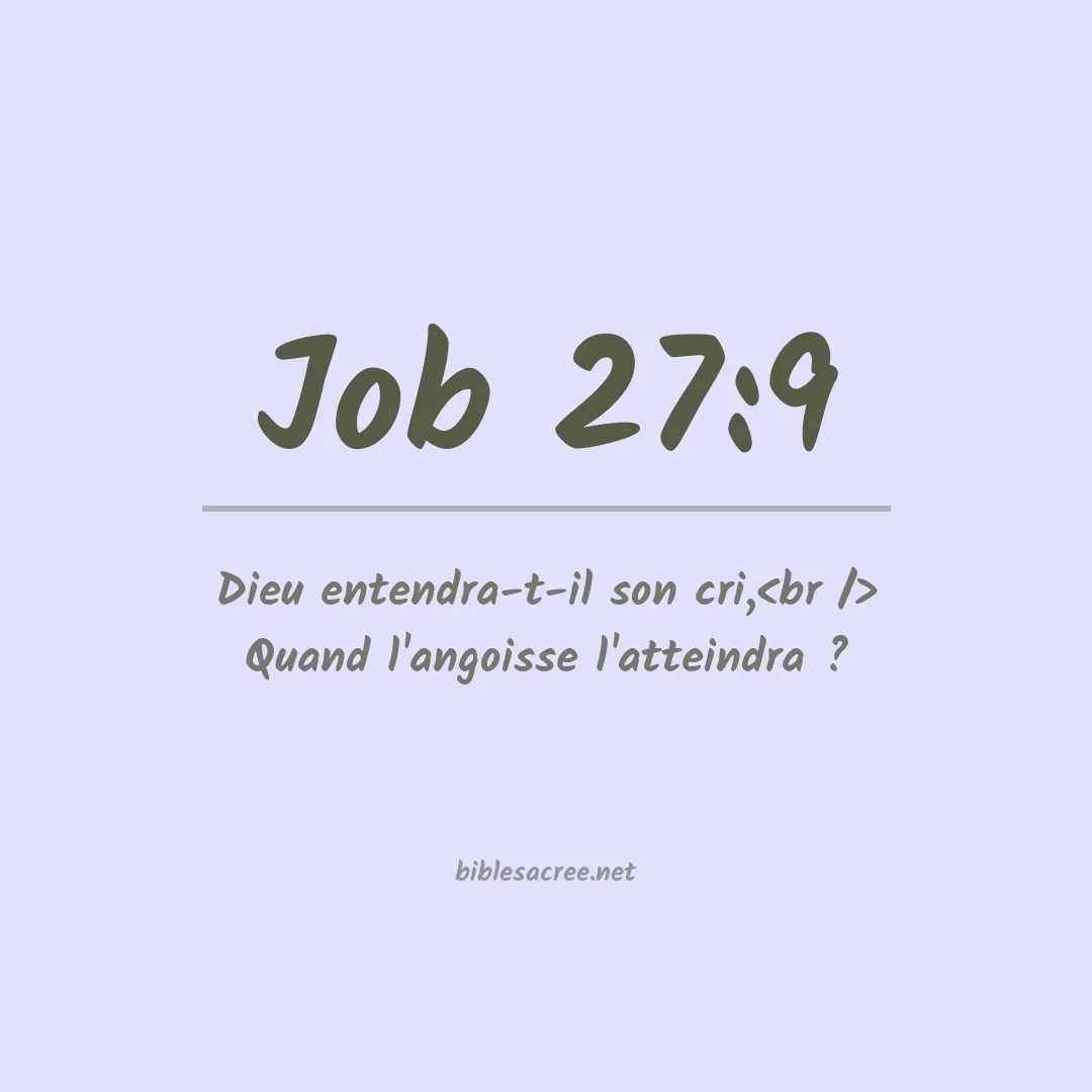 Job - 27:9