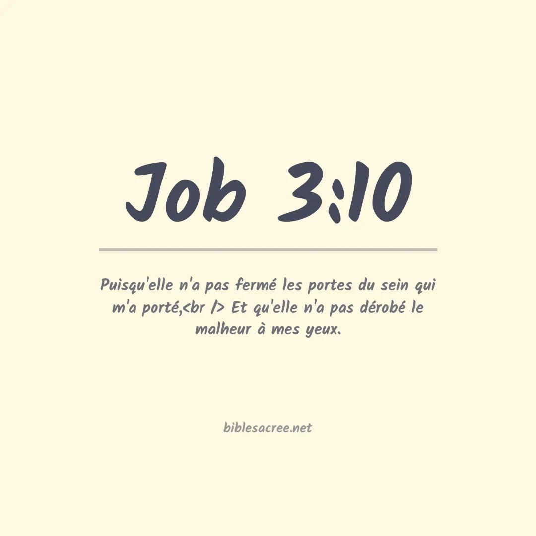 Job - 3:10