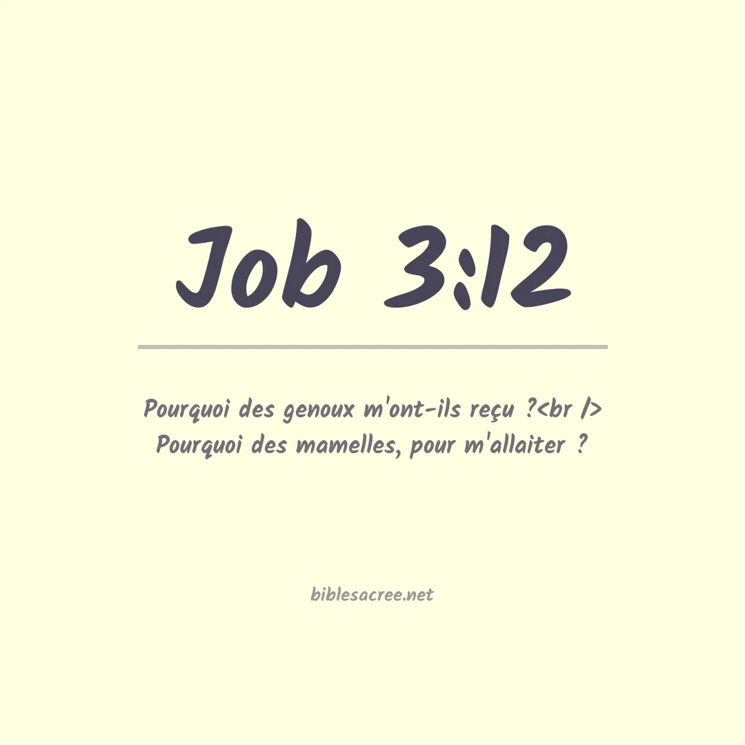 Job - 3:12