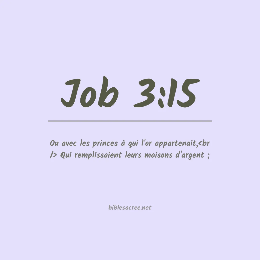 Job - 3:15