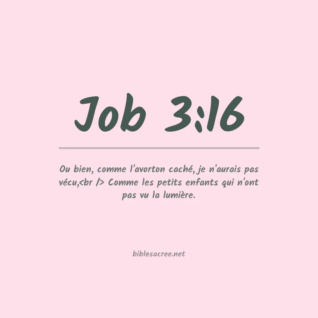 Job - 3:16