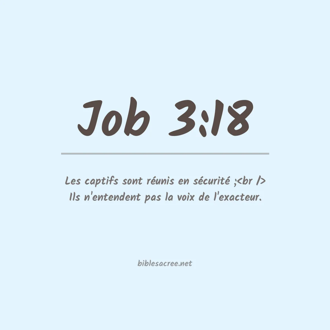 Job - 3:18