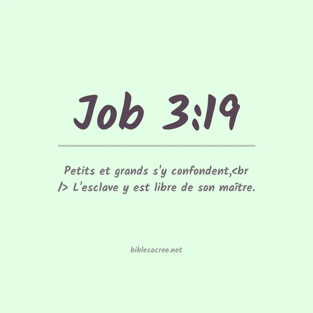 Job - 3:19