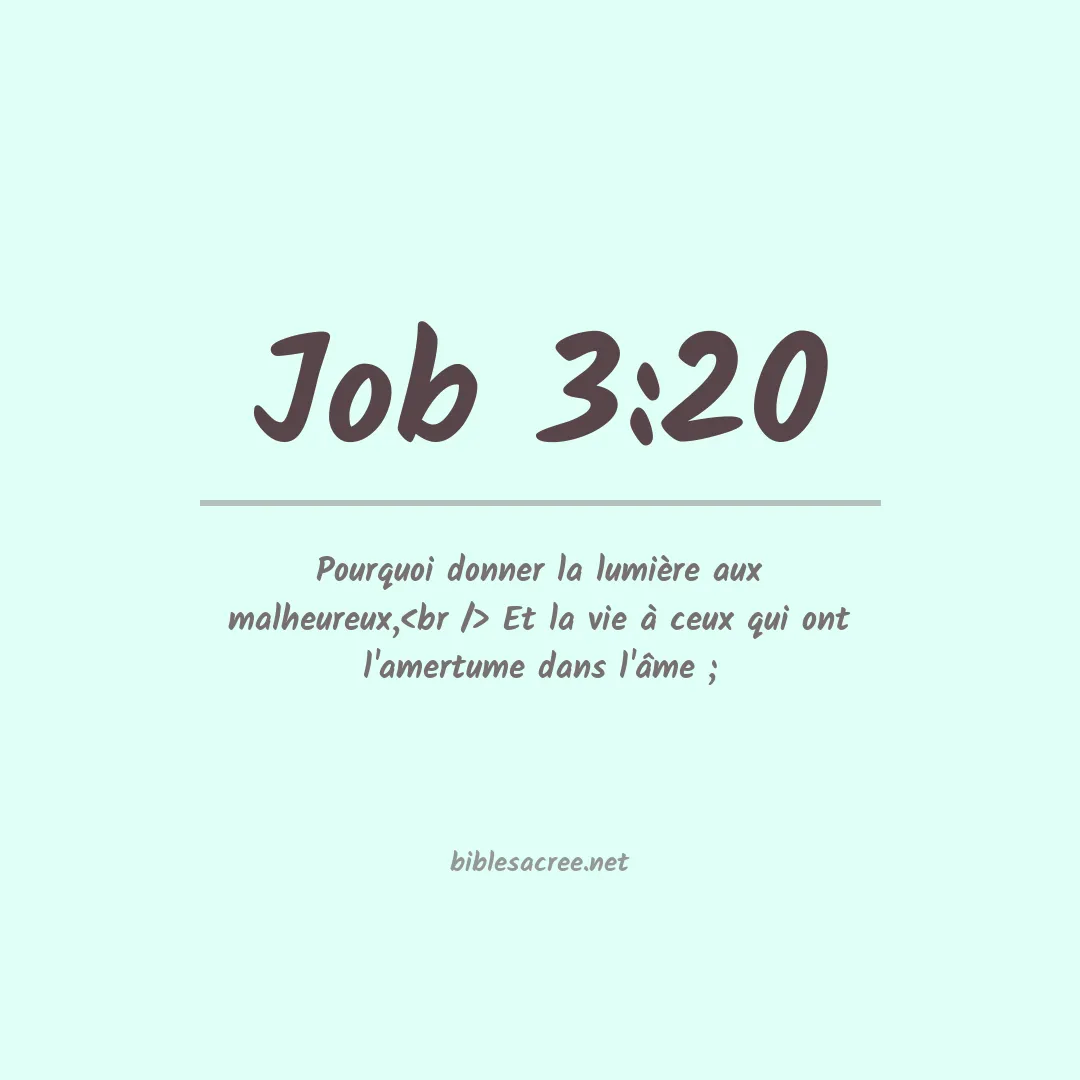 Job - 3:20