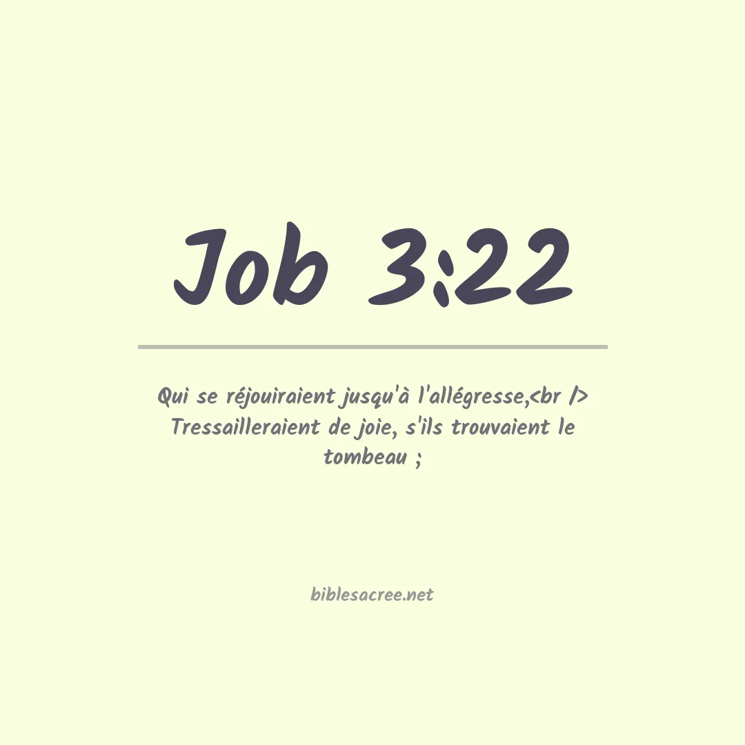 Job - 3:22