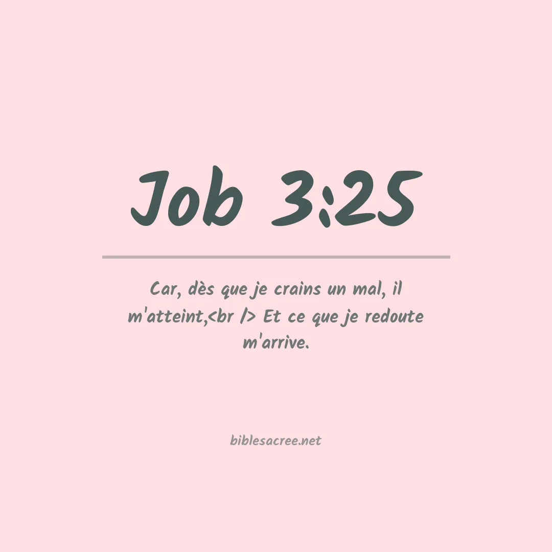 Job - 3:25
