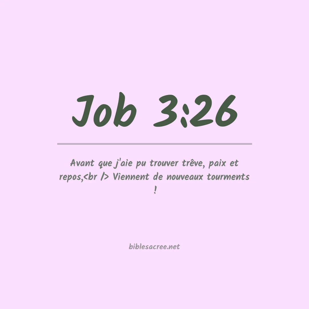Job - 3:26